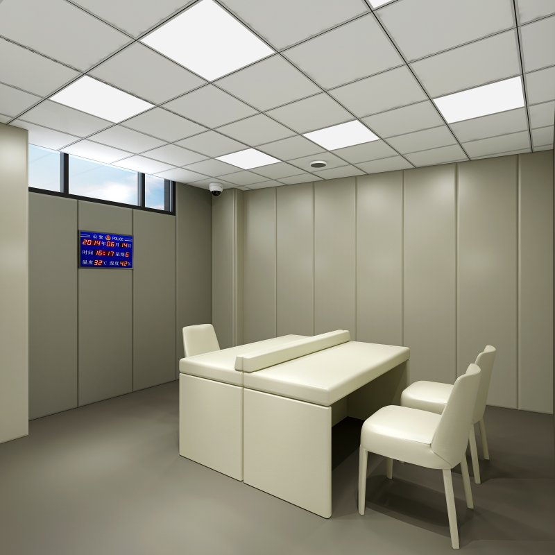 審訊室防撞軟包建設(shè)效果圖 審訊室軟包