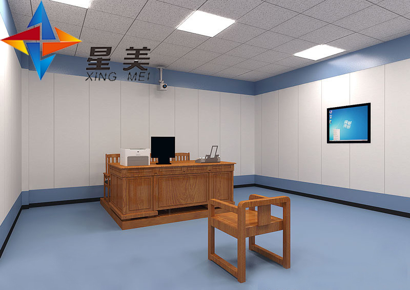 抗擊20萬次！司法機(jī)構(gòu)指定談話室防撞軟包材料技術(shù)